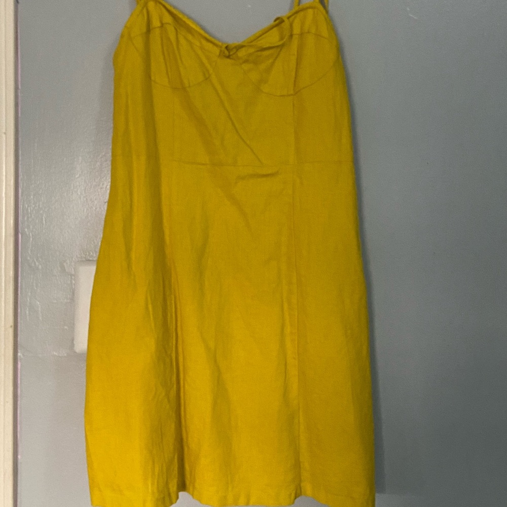 Mustard dress